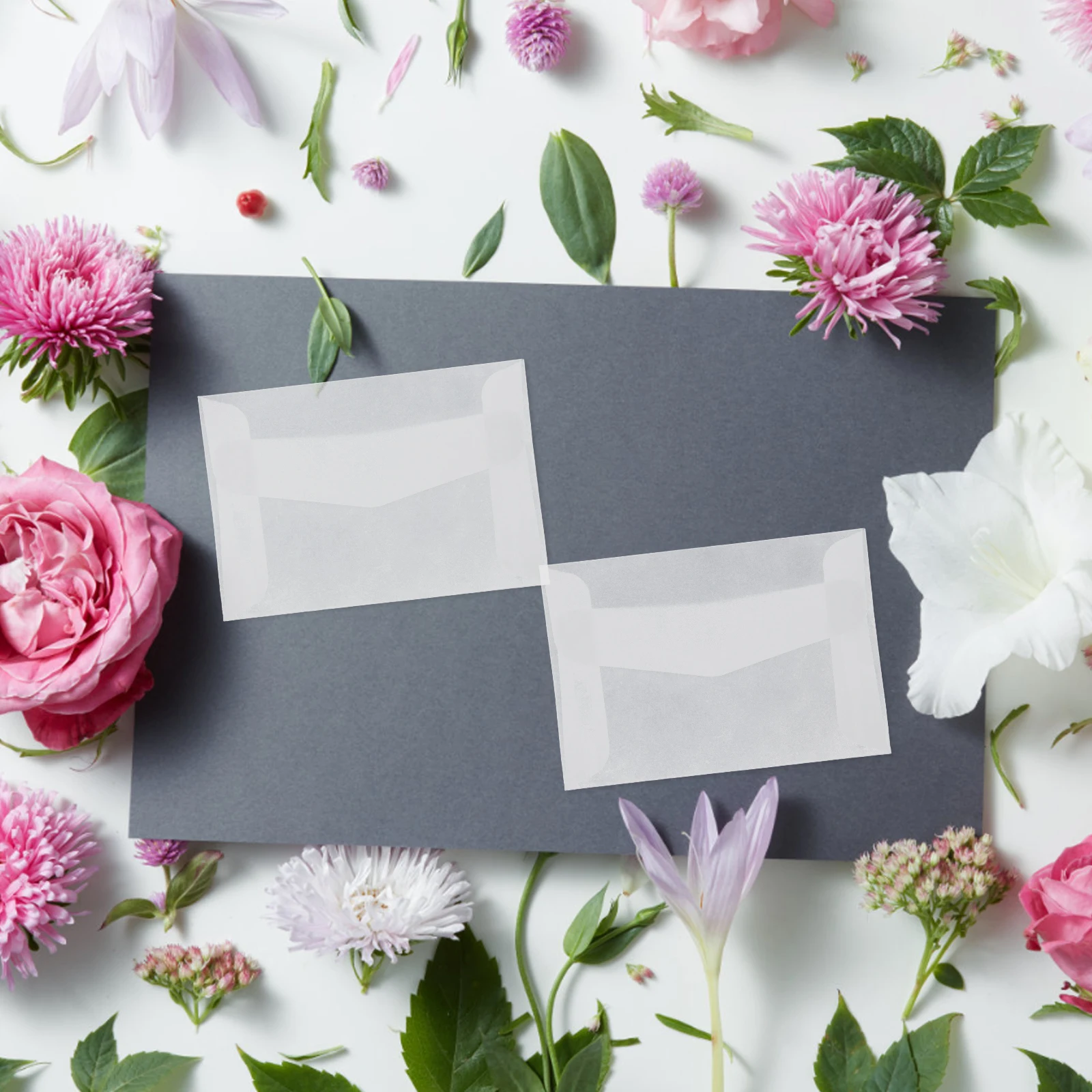 

25Pcs Glassine Paper Envelopes Semi Transparent Storage Bags for Wedding Baby Shower Gift Coin Collecting Lottery Ticket Holders