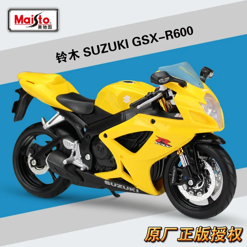 

Maisto 1:12 SUZUKI GSX-R600 Model Car Diecast Metal Model Sport Race Motorcycle Model Motorbike For Collectible B392