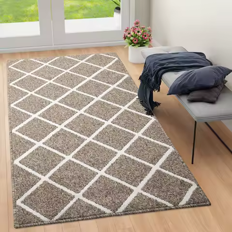 HAPIHAPPY New Entrance Door Mat Home Easy Clean Non-Slip Indoor Door Mat Kitchen Bedroom Absorbent Durable Resist Dirt Door Mat