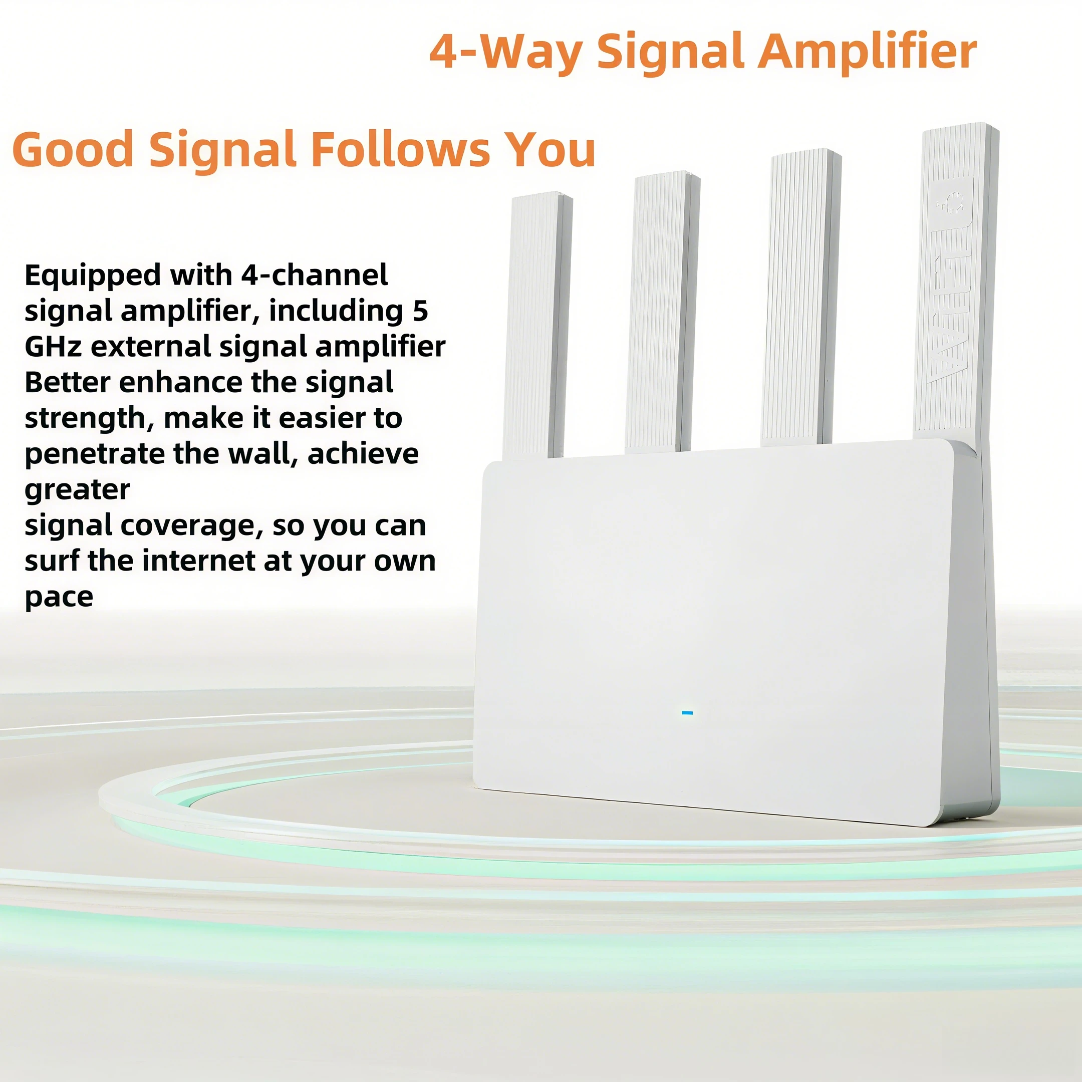 Router Xiaomi AX3000E WiFi6 dengan kecepatan nirkabel 3000M, penguat sinyal 4 arah, mendukung agregasi port jaringan, rumah pintar untuk seluruh rumah