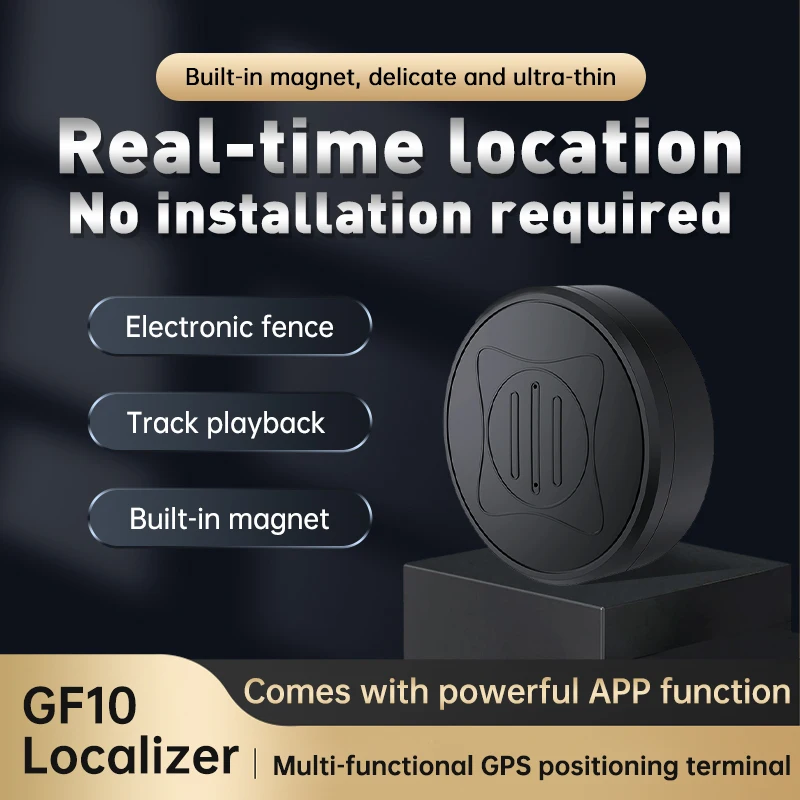 Localisateur de voiture à aspiration magnétique, positionnement de fierté, traqueur GPS intelligent, mini antivol, formateurs de location, application de suivi en temps réel