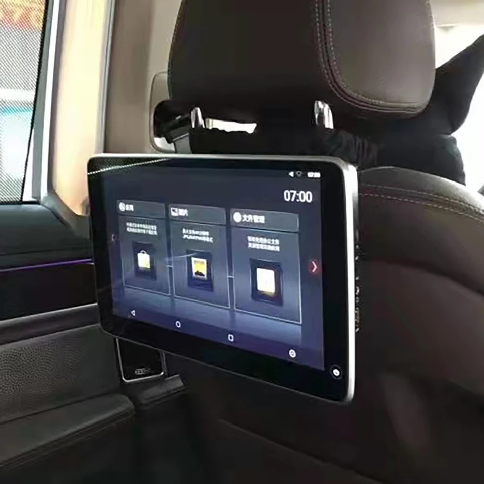 Monitor de encosto de cabeça do carro para bmw x5 g05 entretenimento do assento traseiro 2025 mais recente 11.6 Polegada encosto de cabeça android 12 sistema monitor de travesseiro do carro