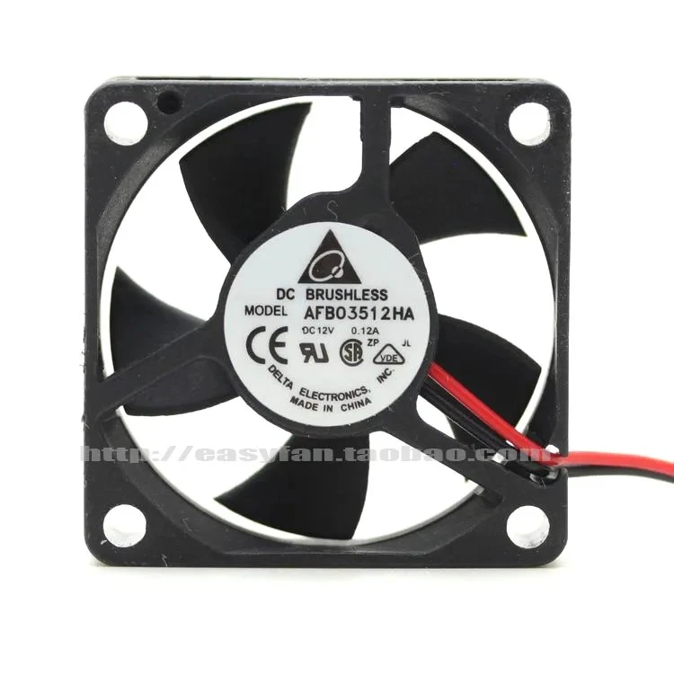 JFG For DELTA 3510 AFB03512HA 0.12A 12V 3.5CM 2PIN Cooling Fan