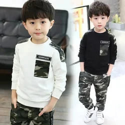 Kids Fashion Tracksuit Autumn Camouflage Boys Spring Clothes Sets Children Clothing for Boys 4 6 8 10 12 Years Boy Sport Suits