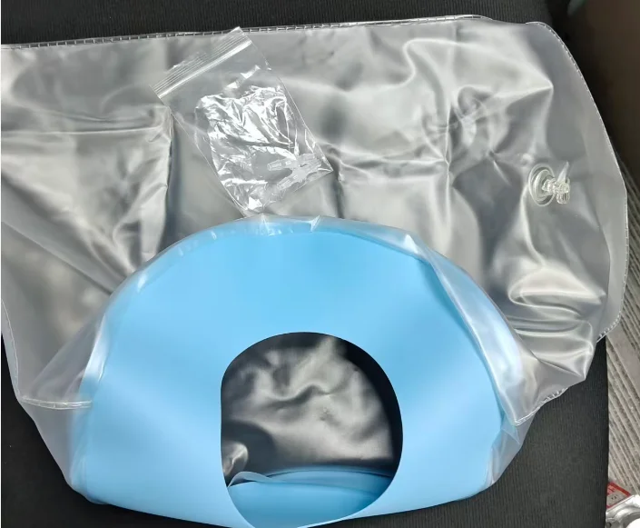 Durable Ozone Hat Soft PVC Ozone Head Bag Ozone Steamer Cap for Scalp and Hair