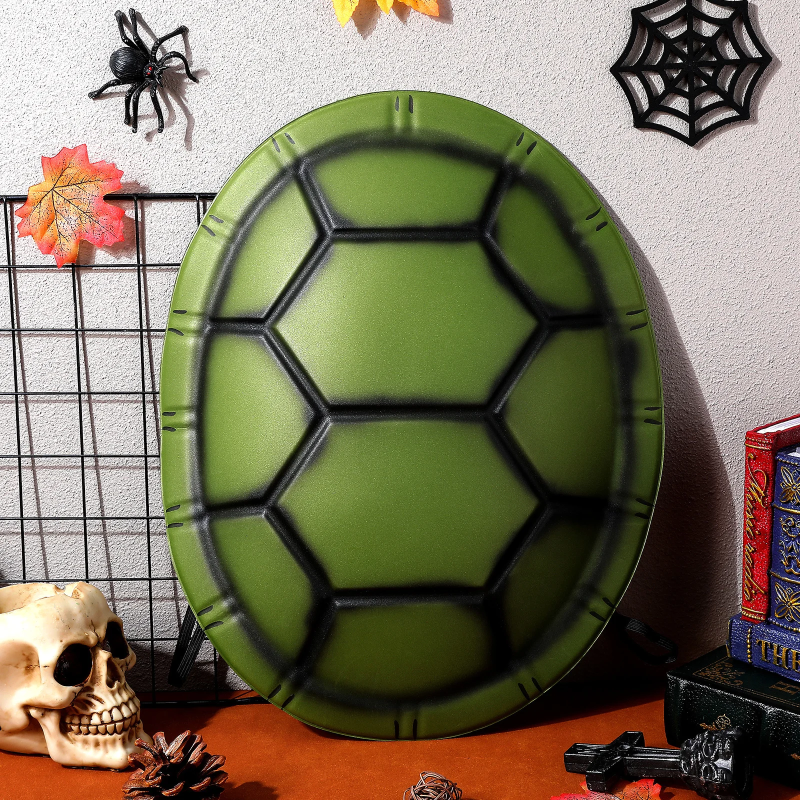 코스프레 거북이 껍질 6개 할로윈 파티 의상을 위한 내구성 있는 에바 가짜 껍질 장식 경량 44X35X7Cm