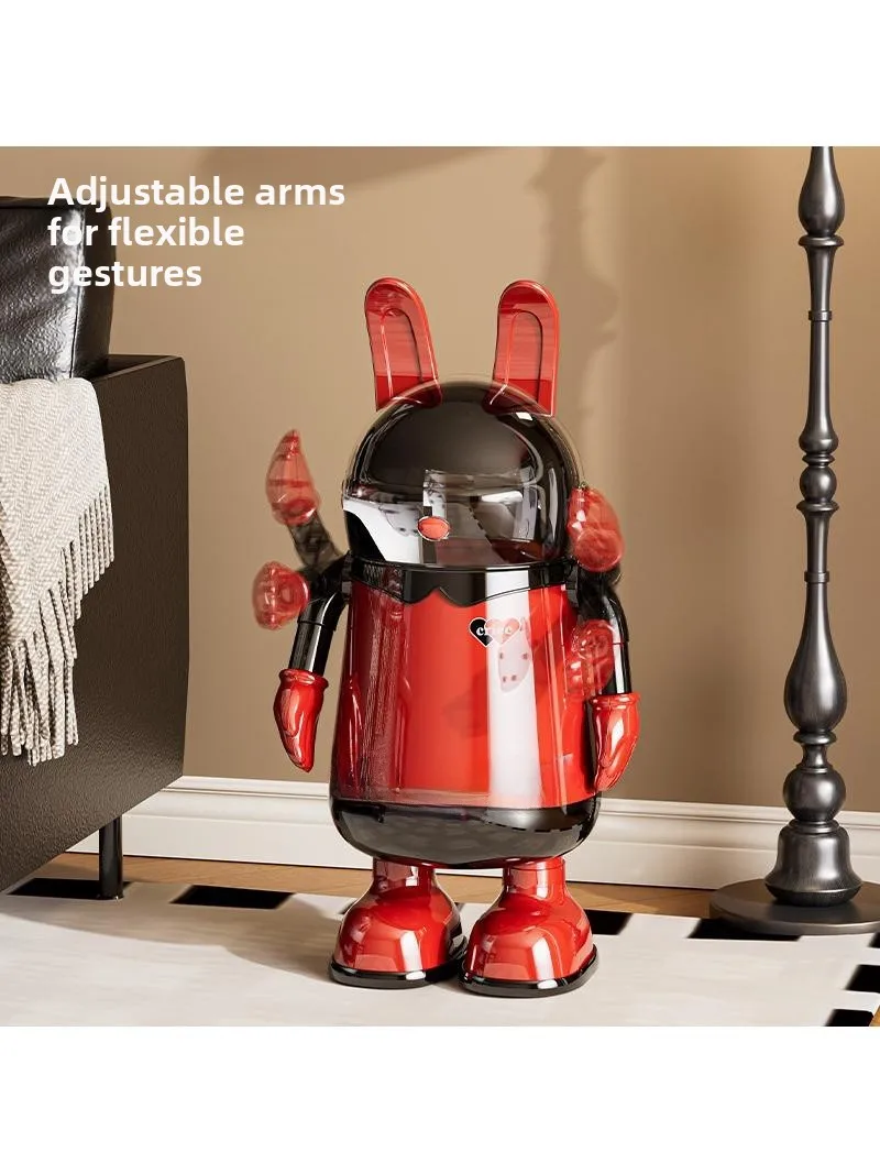 

Новая милая мусорная корзина в форме лунного кролика большой вместимости для дома, для уборки, для ванной комнаты, для санитарных нужд