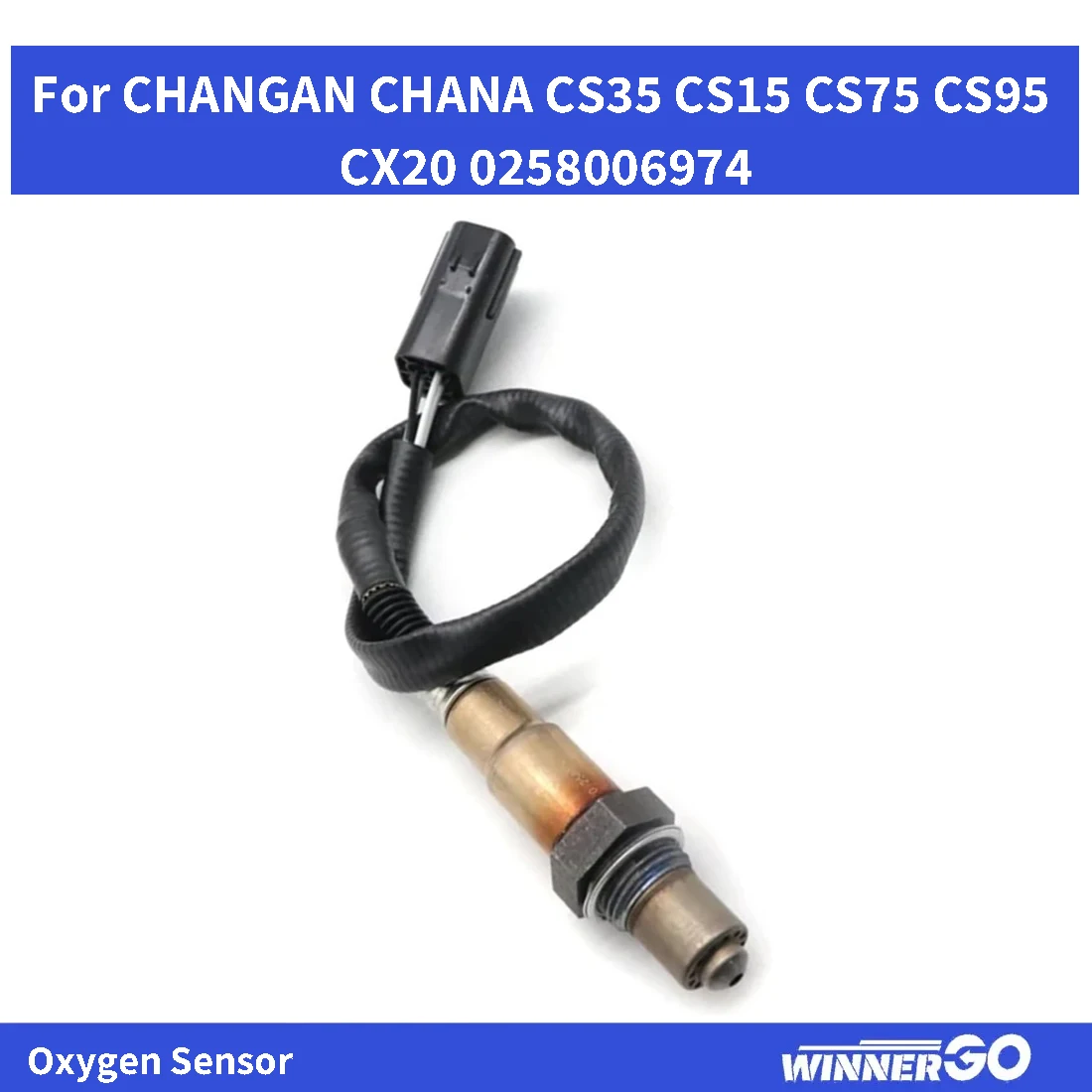 Front and Rear Oxygen Sensor Assembly For CHANGAN CHANA CS35 CS15 CS75 CS95 CX20 0258006974 Benni ALSVIN Chana EULOVE Star 7 Bus