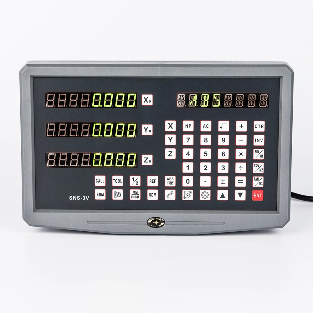 Imagem -03 - Dro Display de Leitura Digital de Eixos com Peças de Escala Linear de Viagem 501020 mm para Fresadora de Torno Dro Display Unidade Completa