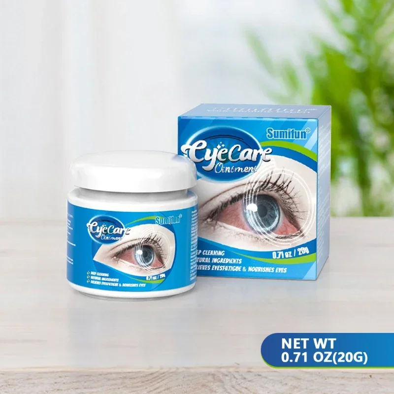 Eye Cream Protection vision Relief fatigue Itchy  Dry Eyes At Night Remove Red Blood silk Moisturizing Bright Eyes care Ointment