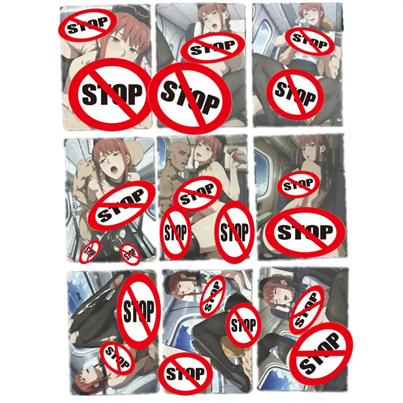 

9 шт./компл. самодельная карта для взрослых 18+ сексуальная телесная карта бензопила человек Makima аниме персонаж анимация хобби игра подарок DIY коллекционная карта