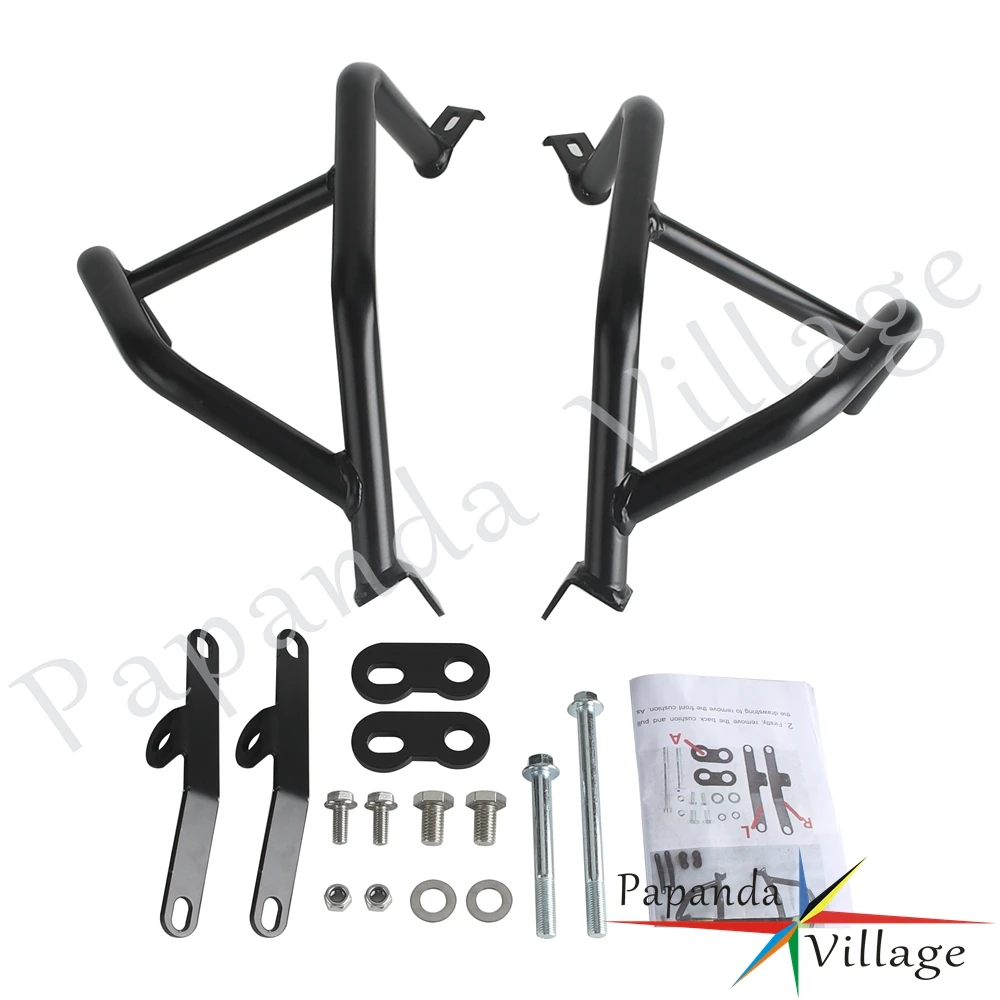 Engine Guard Protector For Kawasaki Ninja 250 400 2018-2024 Fall Protection Frame Covers Black Engine Hood Anti-collision Device