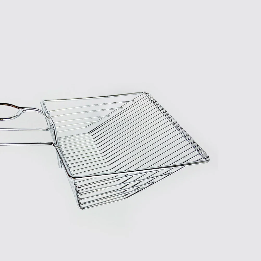 

Stainless Steel Cat Litter Shovel Sand Scooper Durable Long Handle No Leakage Comfortable Grip Pet Cleaning Supplies