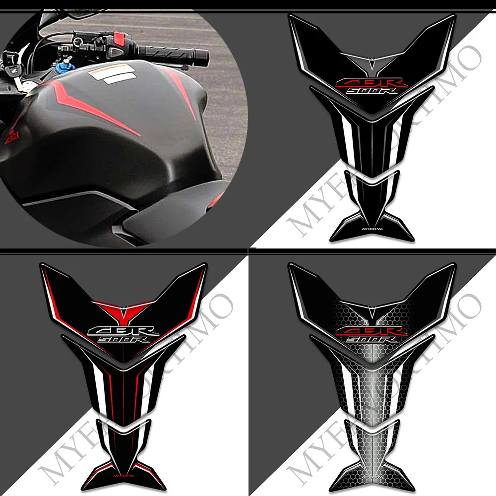 

Motorcycle Tank Pad Gas Fuel Oil Kit Knee Fender Protection Stickers Decals Fireblade For Honda CBR 500 R 500R CBR500R HRC