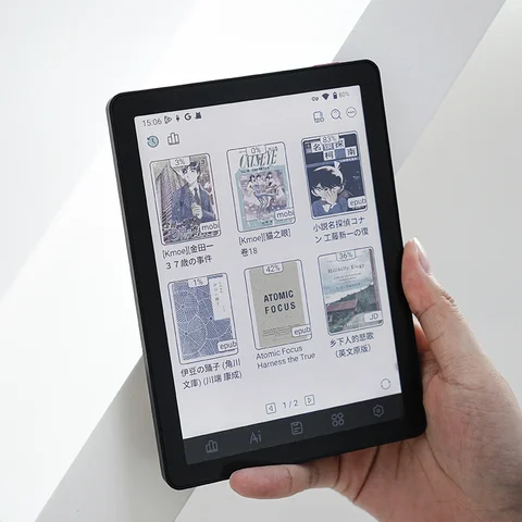 Bigme B6 Color Ebook Reader Bigme B6 6'' Color E‑Ink Ebook Reader, 36‑Level Front Light, 2GB+32GB Android 14 W/ Google Play, Portable Eye‑Friendly Ereader