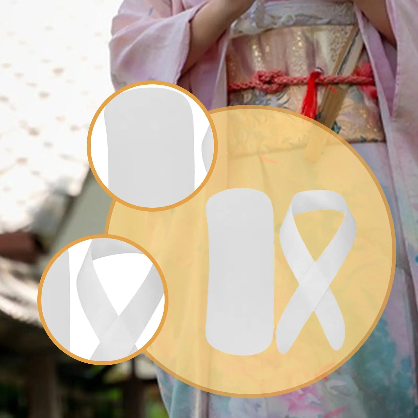 

Японский воротник и пояс для кимоно, женская японская одежда, аксессуары для юката, традиционные аксессуары для кимоно, для вечеринок, косплея