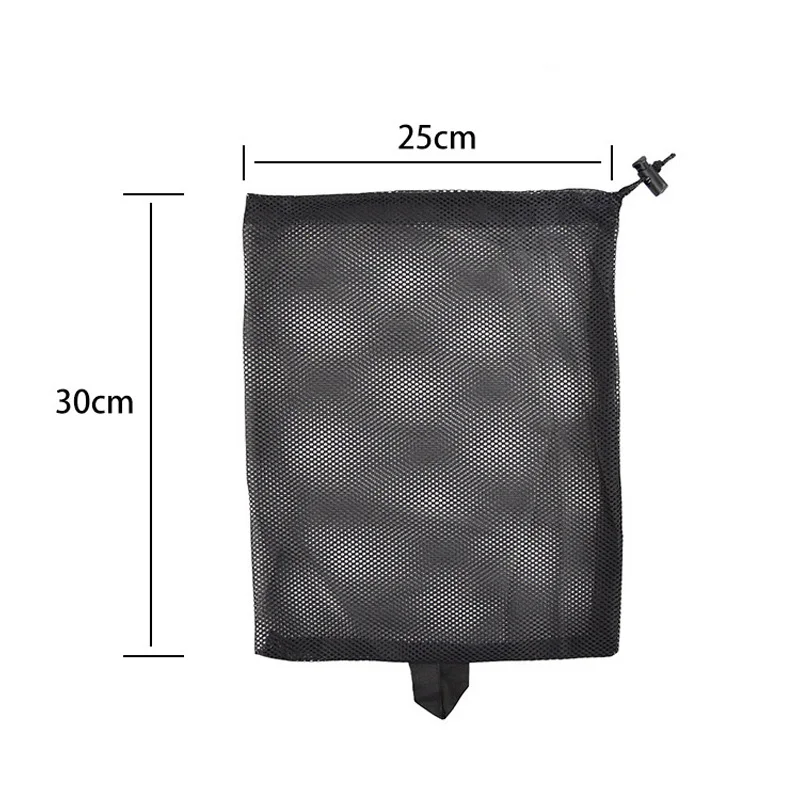 Outdoor Mesh Drawstring Bag Mesh Sports Bag Storage Mesh Bags for Beach Swimming Diving Surfing Sundries Toy Cosmetic