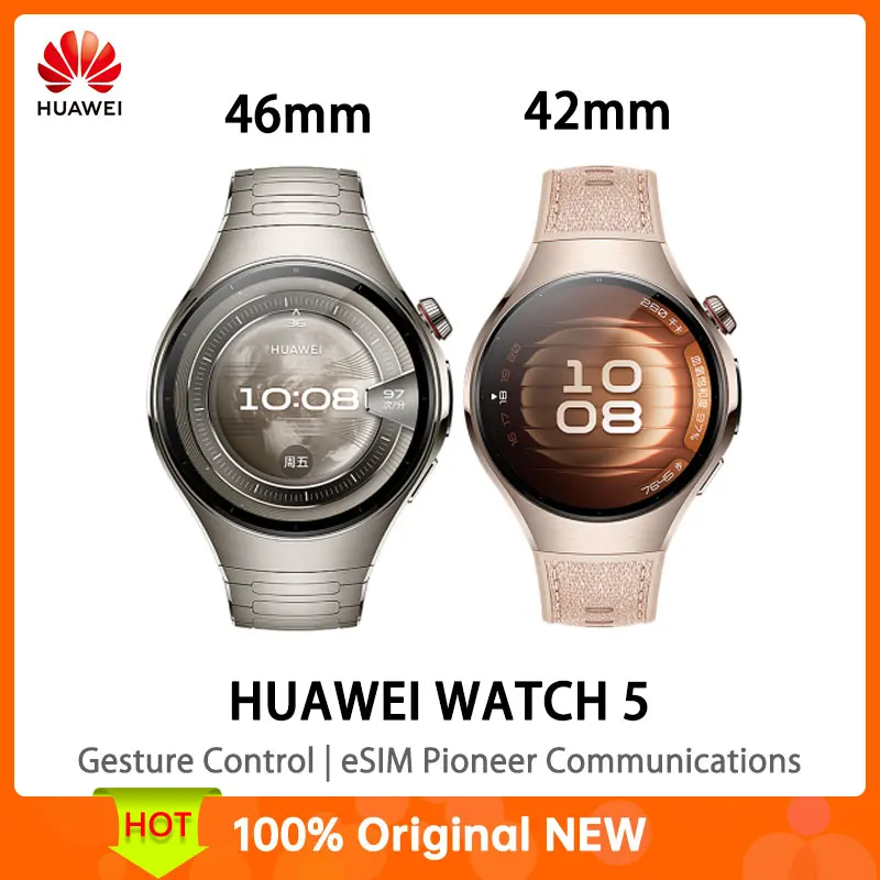 

Умные часы HUAWEI WATCH 5 HarmonyOS AI (42 мм/46 мм) Bluetooth 5.2