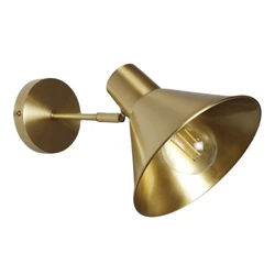 100% pure copper cone wall light brass sconce lighting fixture LED brass wall lamp 17cm size copper horn shade lighting