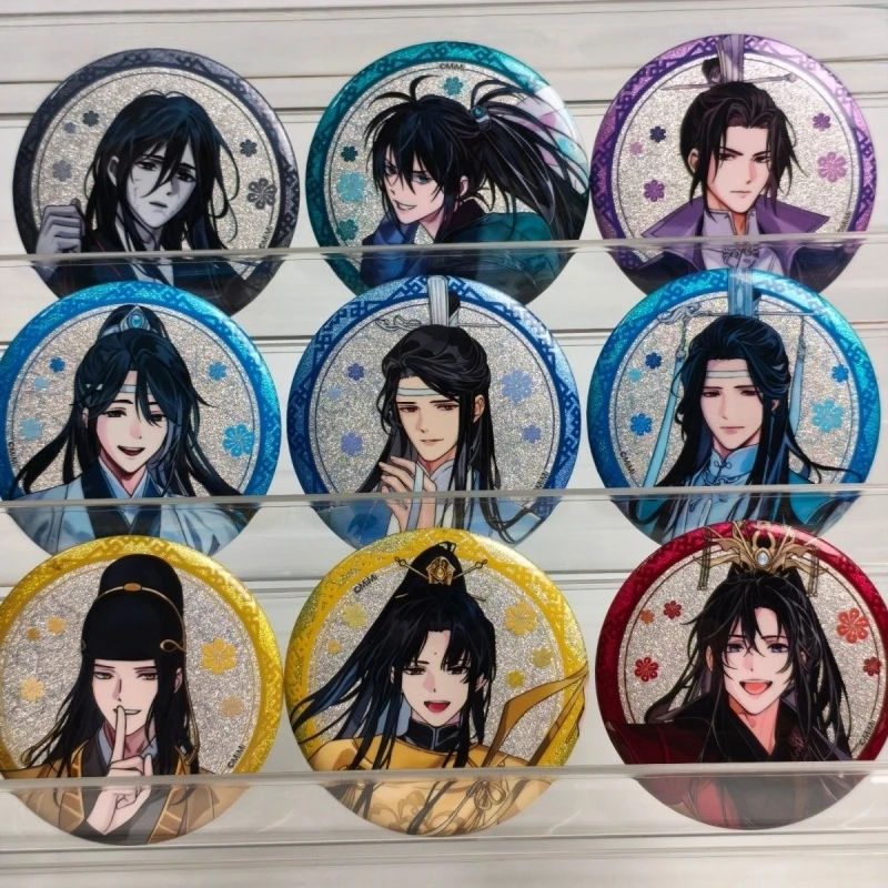 

Подлинная MDZS Grandmaster of Demonic Cultivation Jiang Cheng Lan Wangji, жестяные значки, булавки Wei Wuxian Lan Wangji, товары для аниме