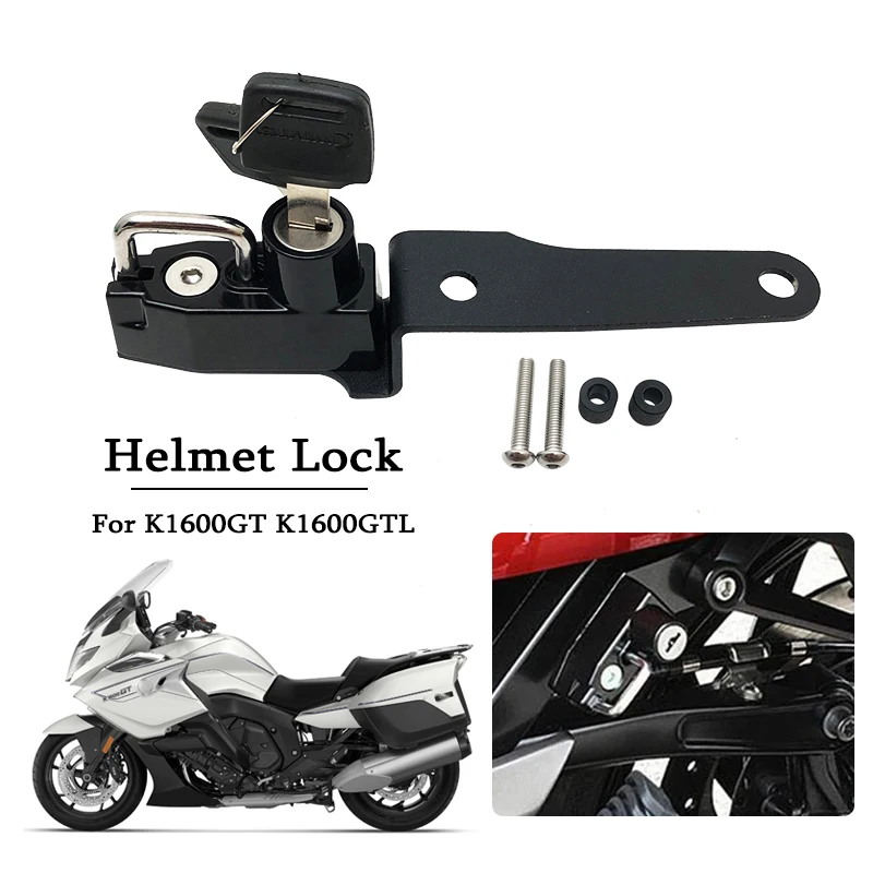 

For BMW K1600GT K1600GTL K 1600GT K 1600 GT 2011-2022 Motorcycle Helmet Lock Anti-Theft Helmet Security Lock with 2 Keys