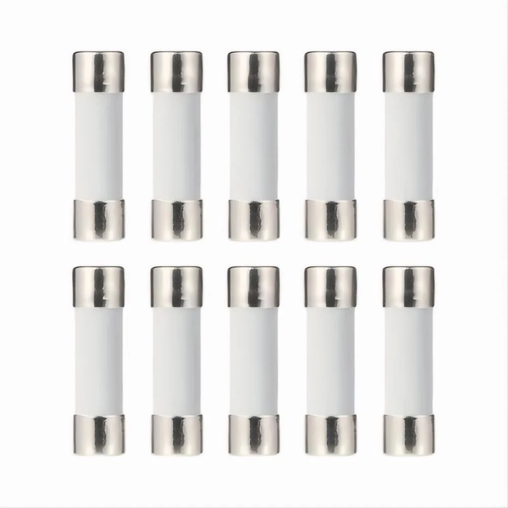 20/100개 세라믹 튜브 퓨즈 5*20mm 6*30mm 고속/저속 250V 0.5A 1A 2A 3A 5A 10A 20A 30A 회로 보호용