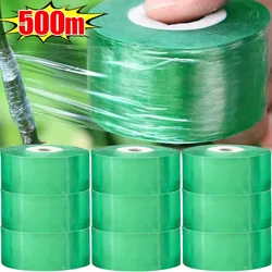 500/100m Self-adhesive Grafting Film Tapes Transparent Stretchable Ties Tape for Fruit Trees Plants Support Home Garden Supplies
