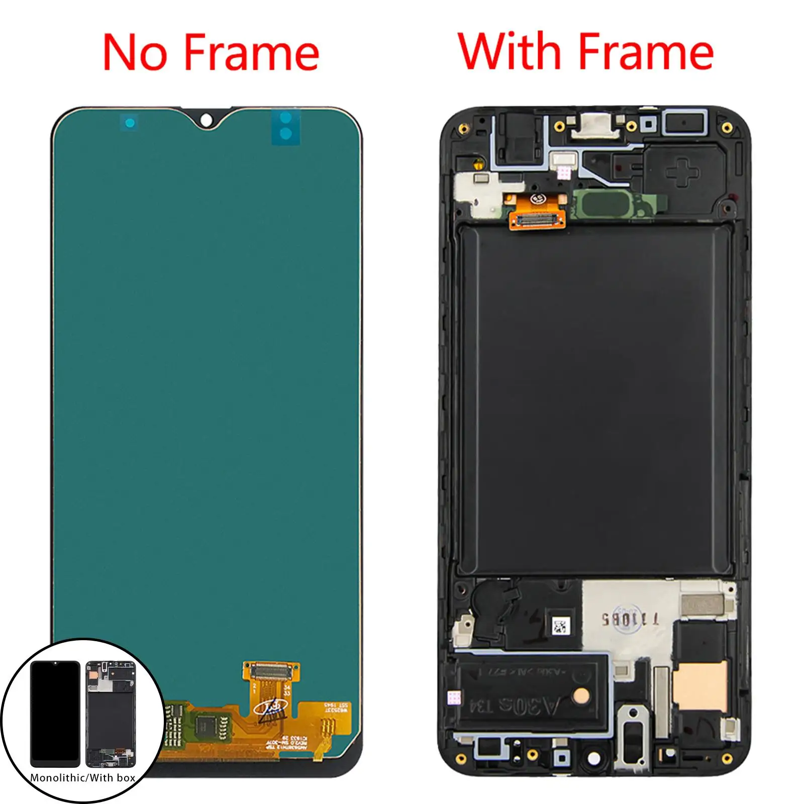 LCD Display Peças De Reposição, Touch Screen Digitizer Tool Kit Com Ferramentas, Peças De Reposição, A307, A307FD, A309