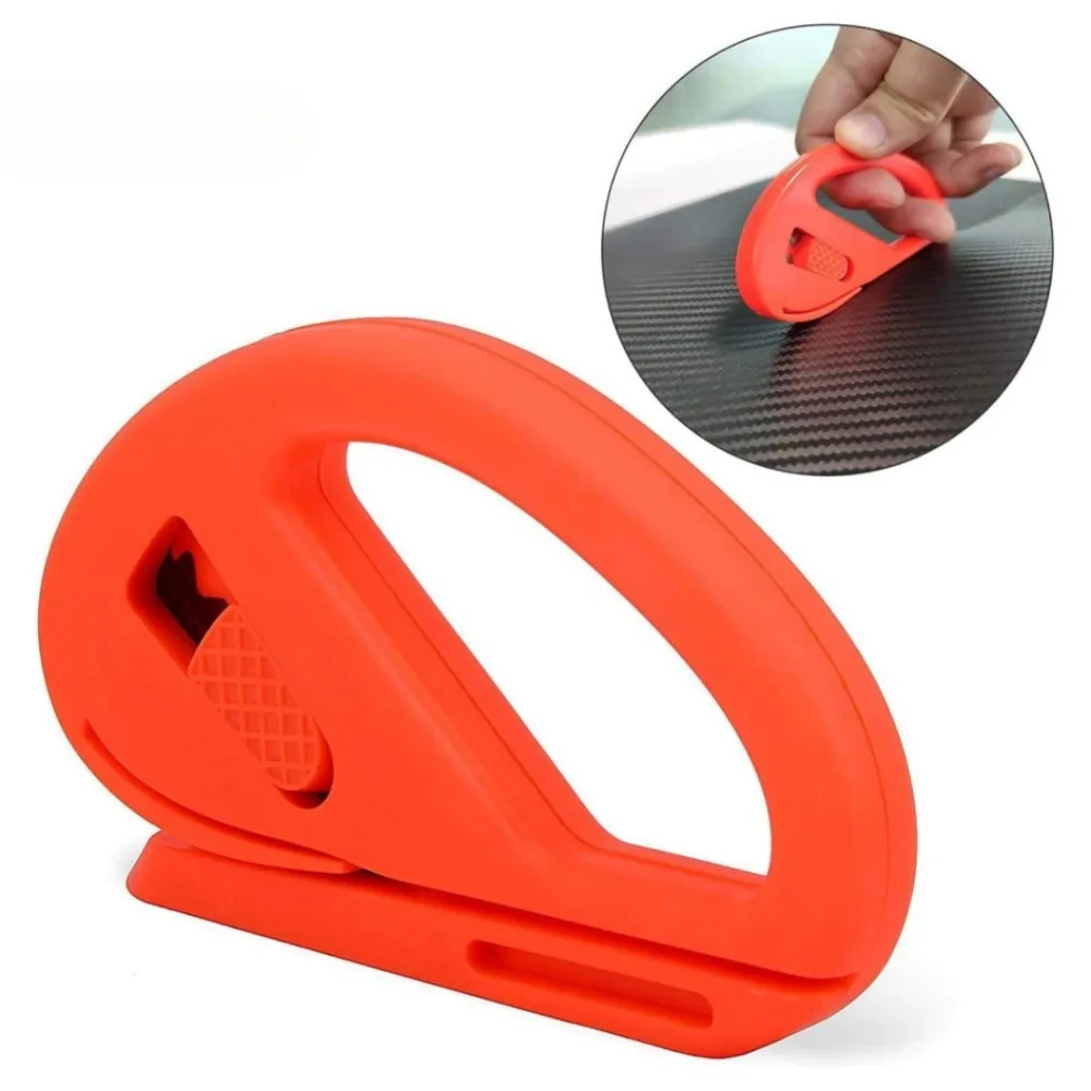 Handheld Vinyl Wrap Film Cutter Knife Safety Wrapping Paper Backing Slitter Carbon Fiber Cutting for Color Changing Film Knife
