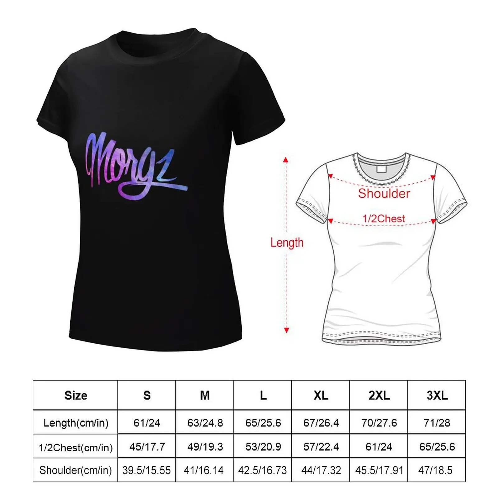 Youth Morgz Galaxy Logo T-Shirt graphics tops designer clothes Women luxury