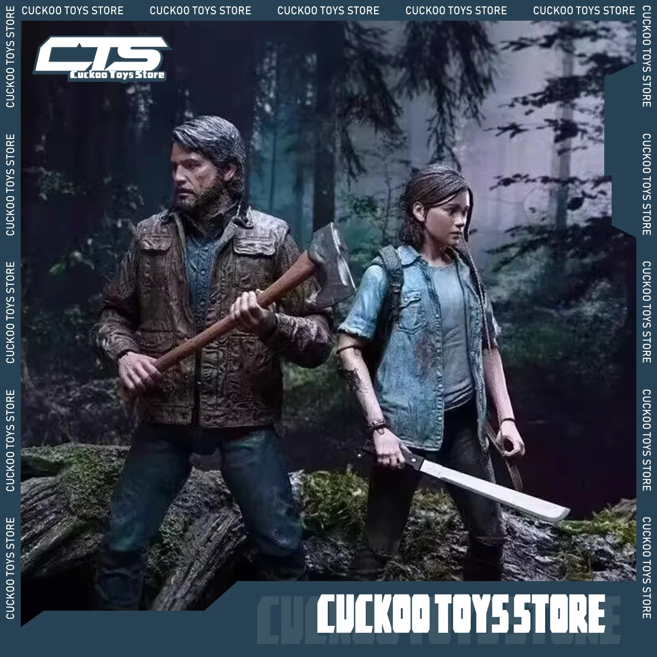 18cm Neca The Last Of Us Anime Figure Joel And Ellie Action Figures Tlou Part 2 Pvc Figurine Collectible Model Doll Toys Gifts