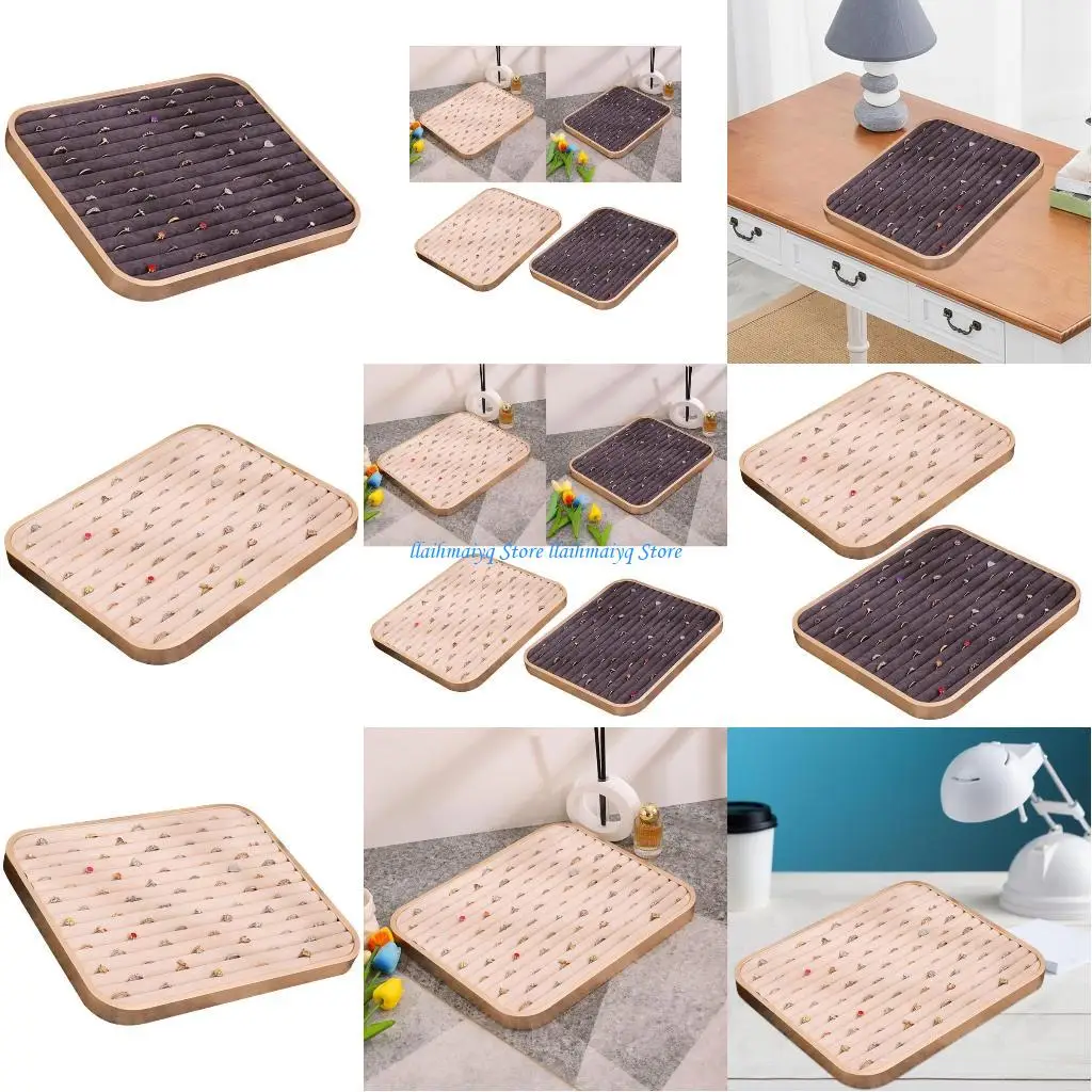 

573B стильная вставка для хранения колец, удобный ящик для ювелирных изделий, лоток для хранения, губка, подушка, держатель для