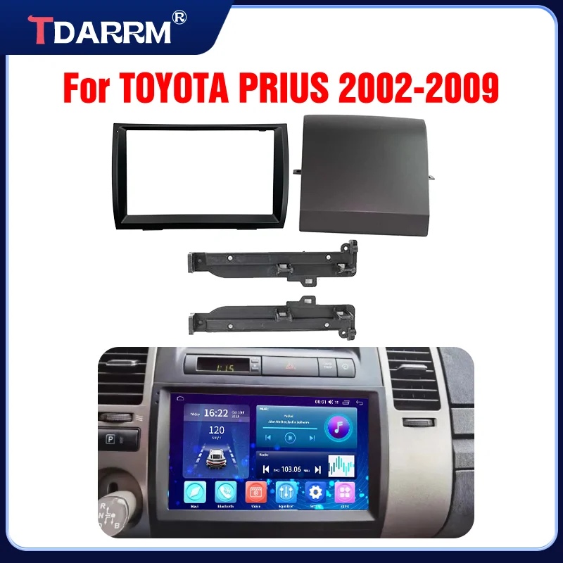 

TADRRM 9-дюймовый для Toyota Prius 2002-2009 2Din головное устройство автомобильный радиоприемник Android стерео MP5 GPS плеер лицевая панель корпус установка рамки