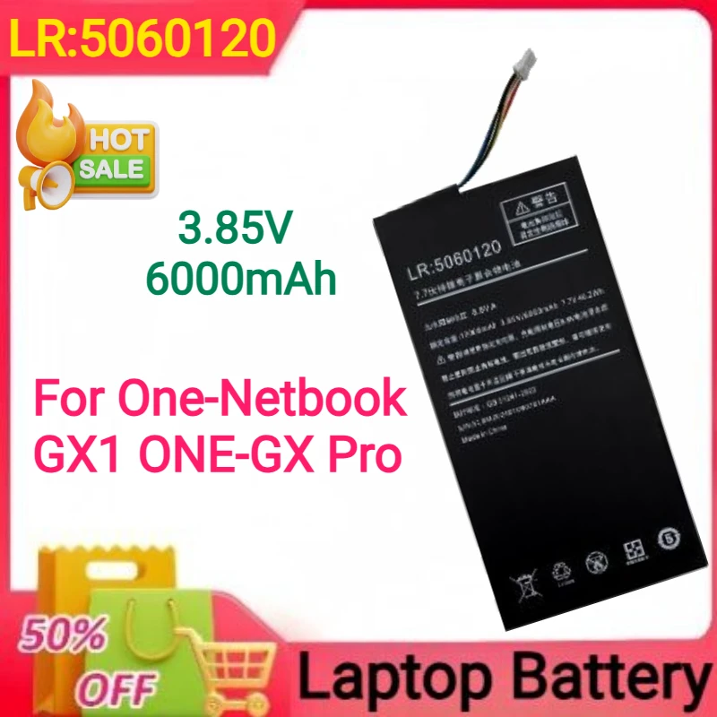 LR:5060120 HD627138 LR:506480 HD499271 Bateria para One-Netbook OneMix2 /2S /3 3S 3Pro 4 para OneXplayer 1 2 GX1 ONE-GX Pro