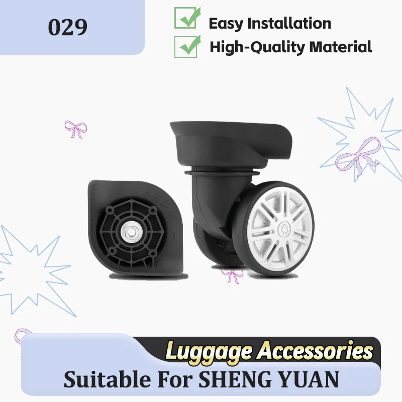 

For SHENG YUAN -029 Wear-Resistant & Slip-Resistant Luggage Wheel Accessories Multi-Directional Silent Wheels Travel Worry-Free