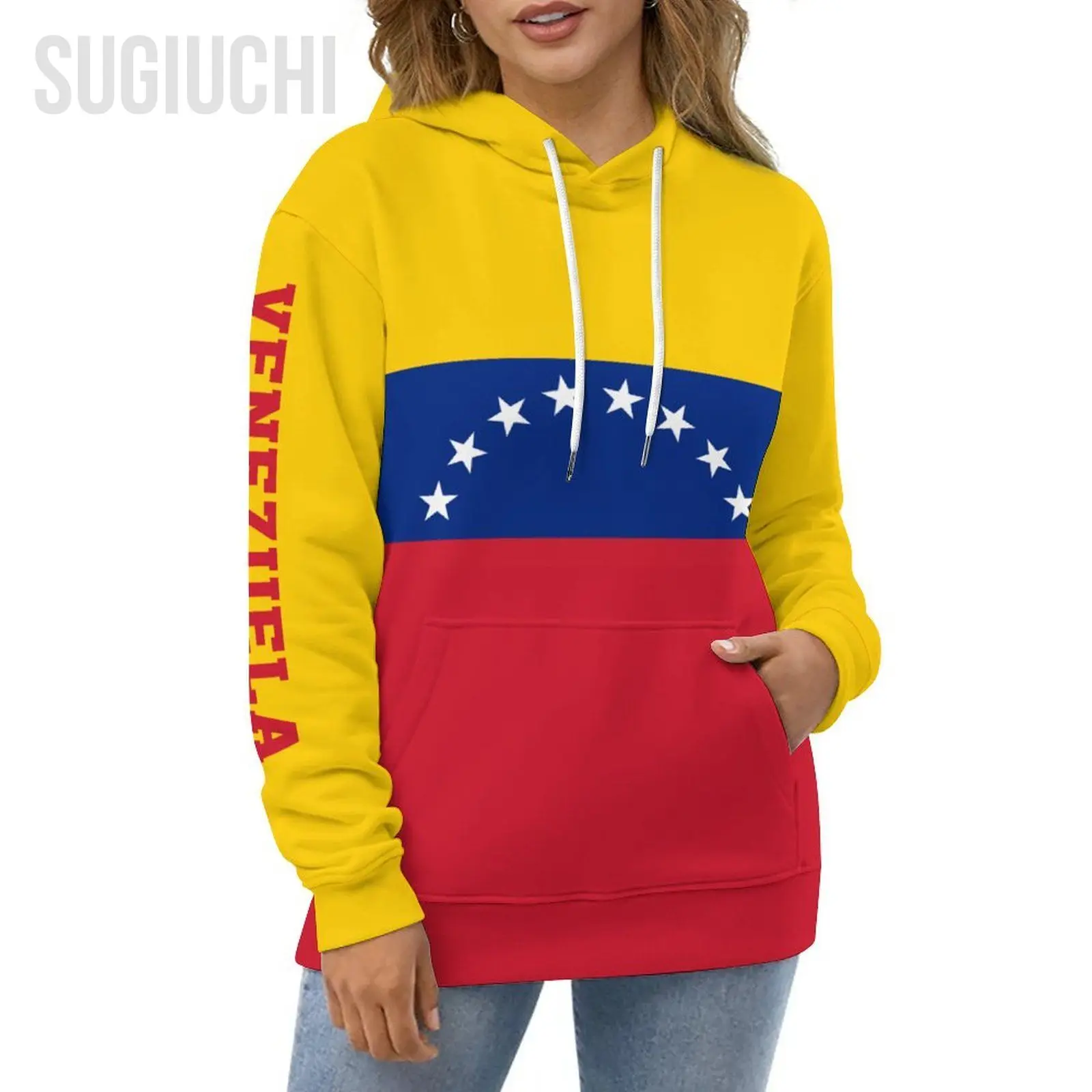 Unisex 3D Hoodie Venezuela Flag Men Women Polyester Harajuku Sweatshirt Pullover Hoodies Casual Cool