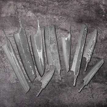 F.YOUNG DIY 大馬士革鋼日式廚刀坯 VG10 全龍骨一體成型手工鍛造鋒利刀刃製作工具 10 最佳銷售 刀坯 - №1