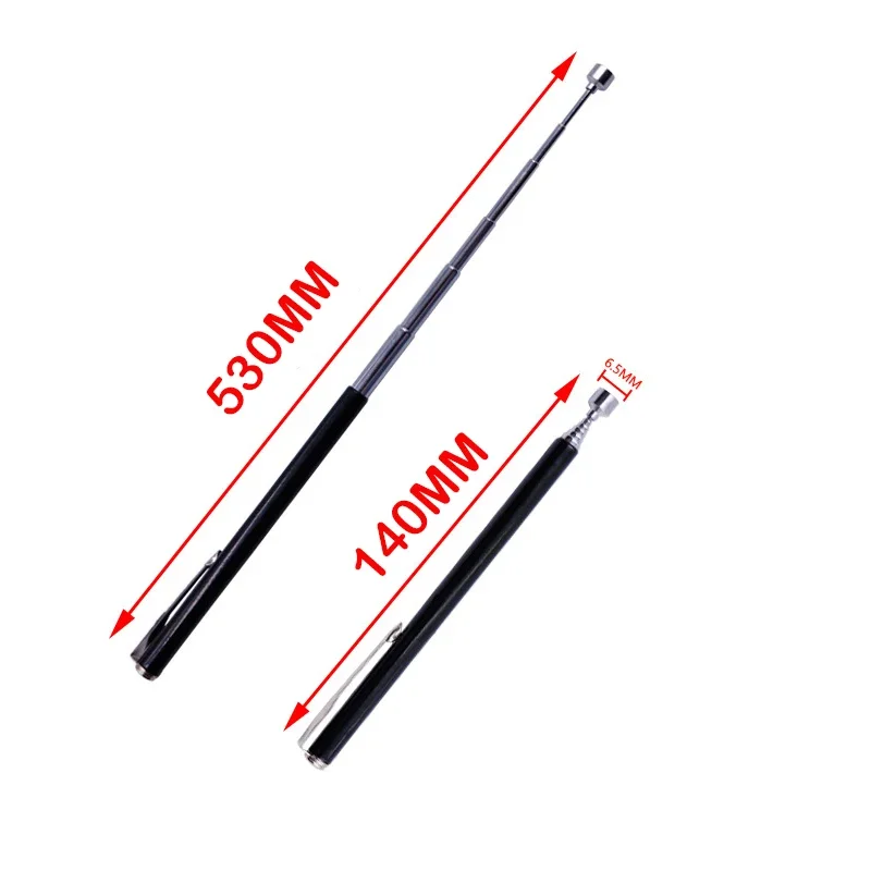 Portable Telescopic Easy Magnetic Pick Up Rod Stick Capacity Magnet Pickup Pen Extending Strong Magnet Handheld Tool Handy Tools