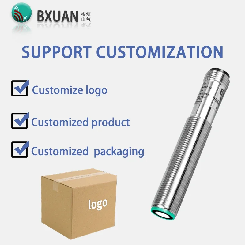 M12 Ultrasonic Proximity Switch Sensor Analog 4-20mA/0-10V Output 24V Ultrasonic Distance Sensing Switch