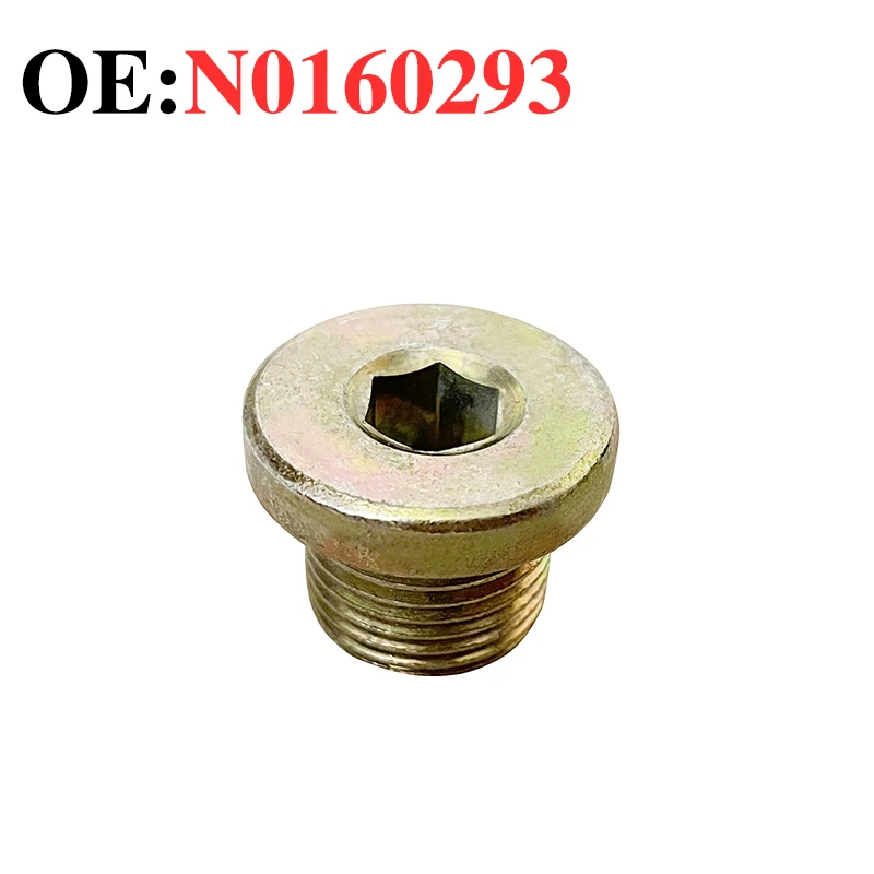 N0160293 FOR  Audi Volkswagen Phaeton Touareg Engine Tank Bottom Drain Plug Bolt and Gasket Drain Pan Plug Screw Bolt