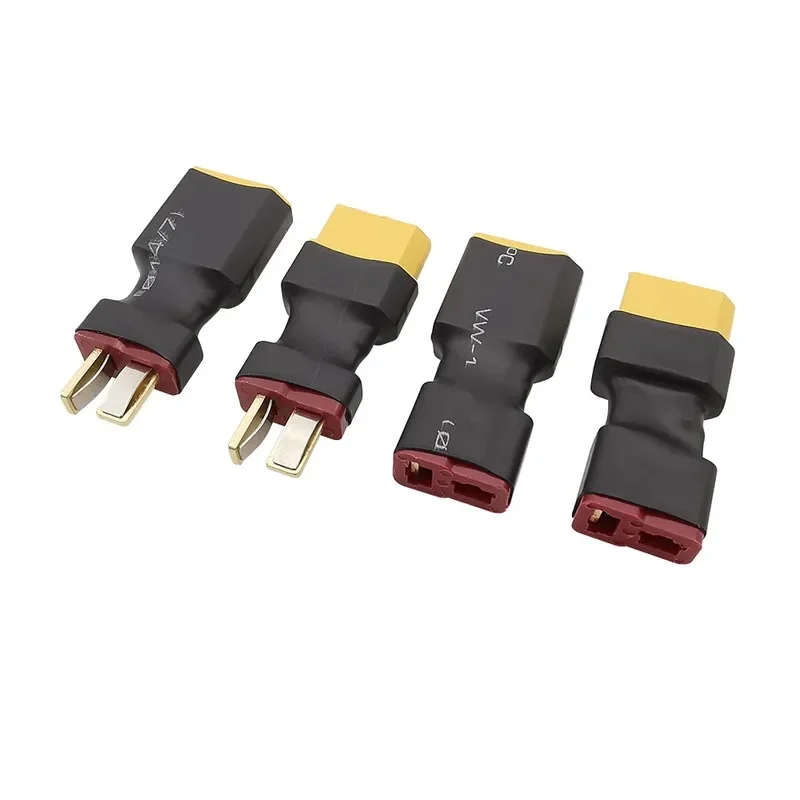 1Pcs T Deans Plug Male / Female to XT60 Female / Male Connector Adapter For RC LiPo Battery Helicopter Quadcopter RC Parts