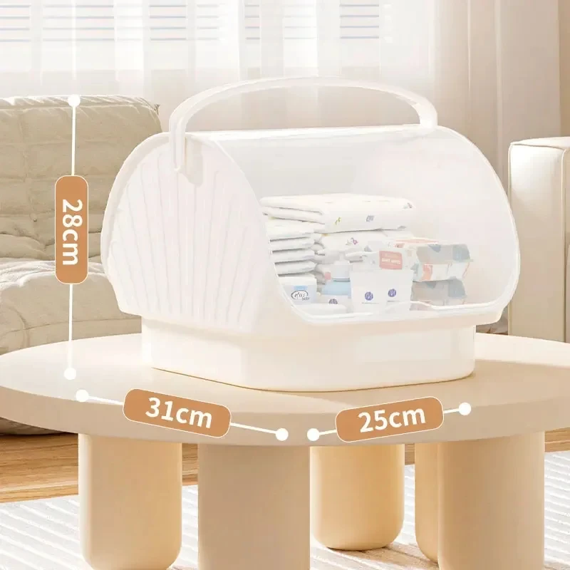 107 Baby Bottle Storage Organizer - Dustproof Tableware Draining Rack, Infant Feeding Tools Holder, Hygienic Drying Stand.