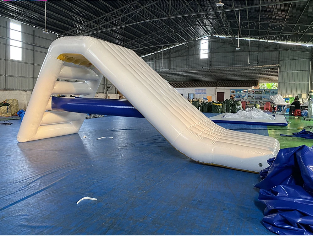 

Freefall Inflatable Pool Slide Air Sealed Inflatable Water Triangle Slide For Adult And Kids