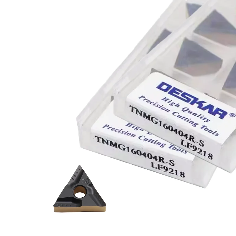 

DESKAR Carbide Insert TNMG160404R-VF TNMG160404L-VF TNMG160408R-VF TNMG160408L-VF LF9218 CNC Lathe Turning tool