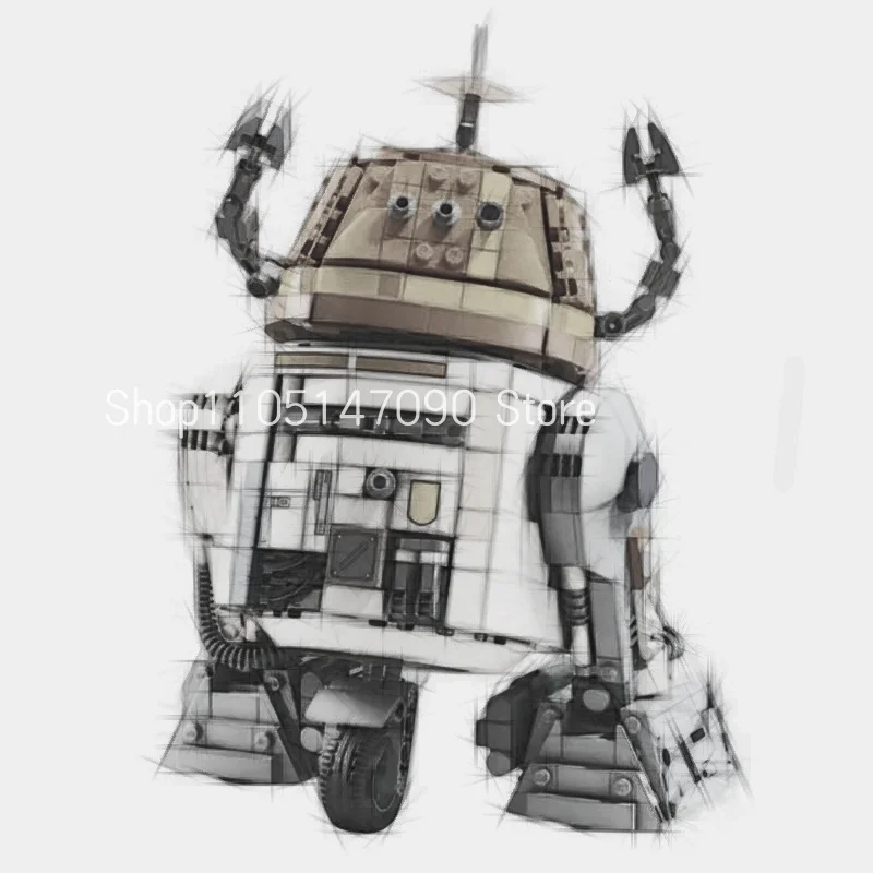 

Новый набор строительных блоков робота MOC, креативная сборка, игрушки для детей и взрослых, развивающие подарки STEM, рождественские развлечения