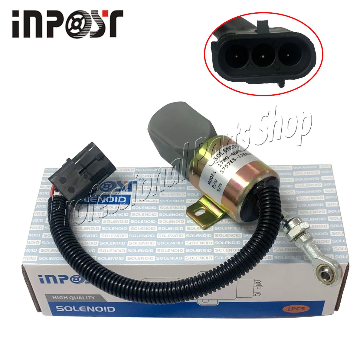 

1700-4049 1757ES-12E8UC3B1S2 12V запорный соленоид Для Woodward