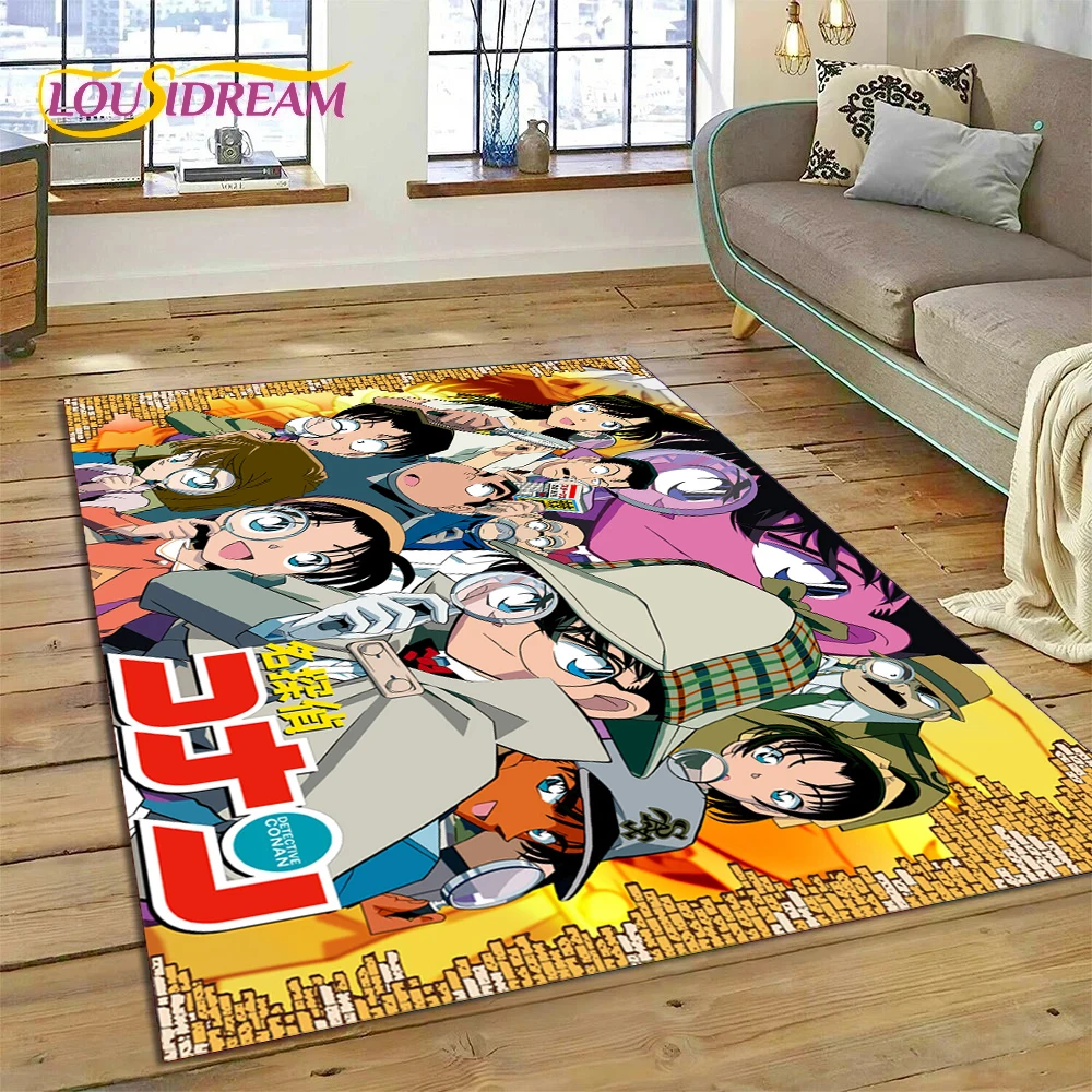 

Anime Detective Conan Cartoon Carpet Rug for Bedroom Living Room Home Sofa Decoration,Children Game Large Decor Floor Mat Gift