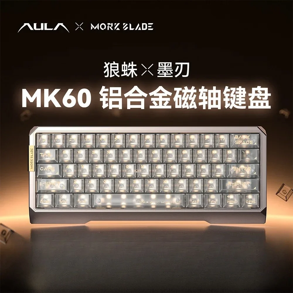 AULA X MORK BLADE MK60 Interruptor Magnético Teclado Mecânico Liga