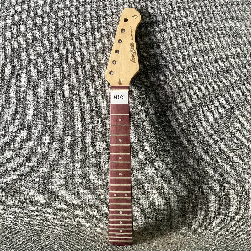 

JN308 Genuine HarleyBenton 6 String Electric Guitar Mini Size Travel Guitar Semi Finishing Short Scales Length Neck for Replace