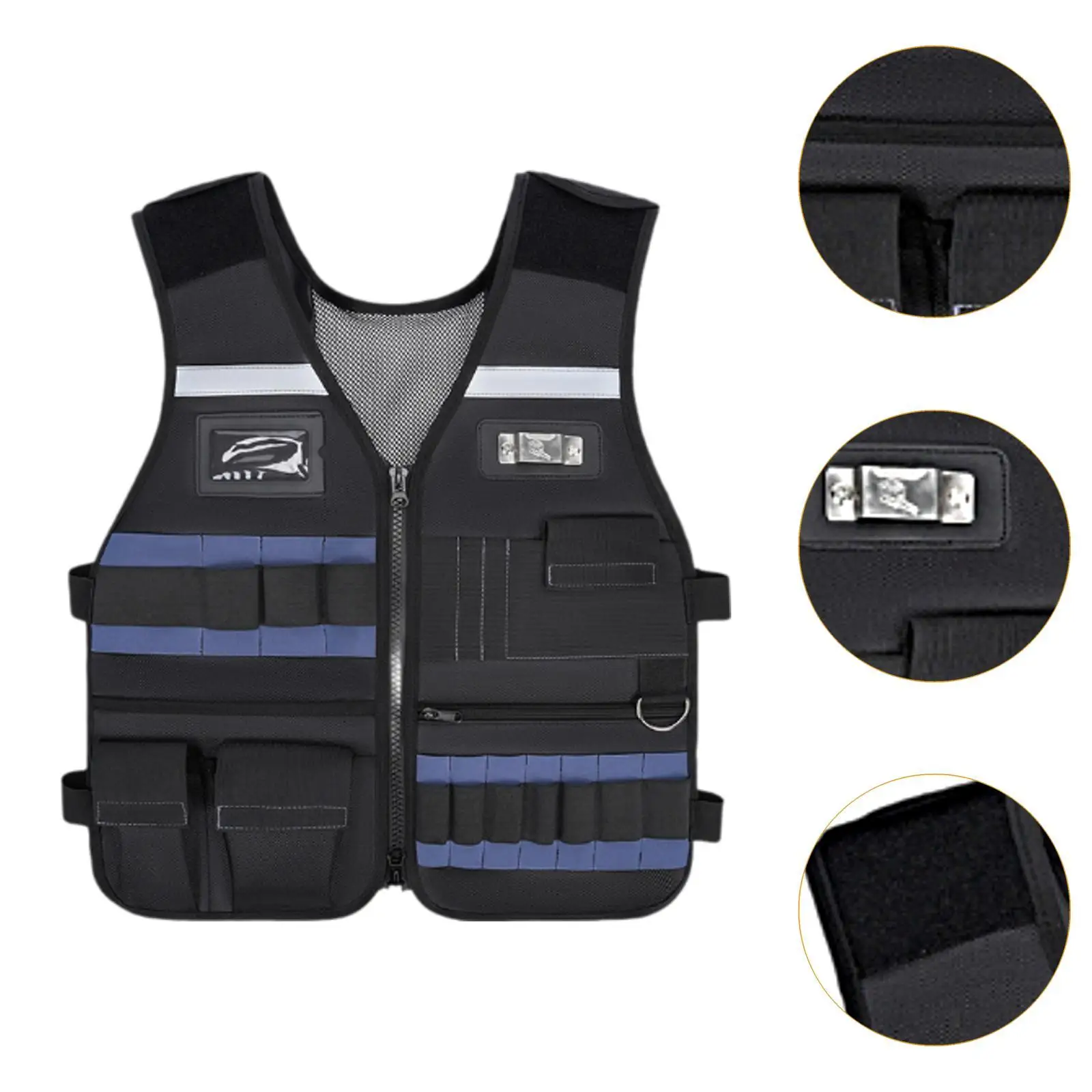Tool Vest for Electricians with Versatile Pocket Design for Technicians and Craftsmen